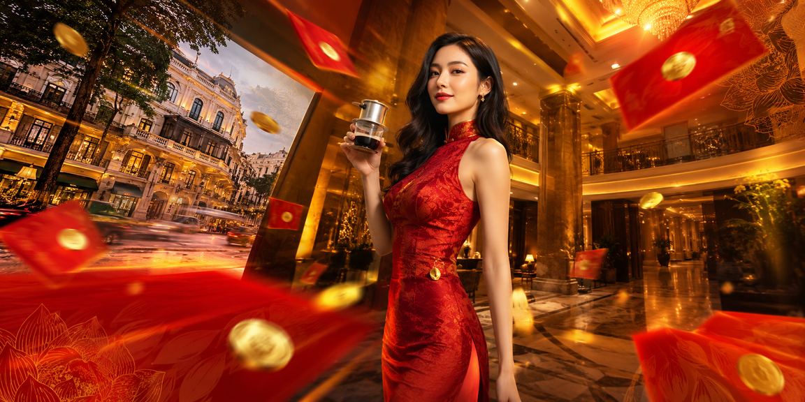Cảnh phố đèn lồng đỏ tại Hà Nội